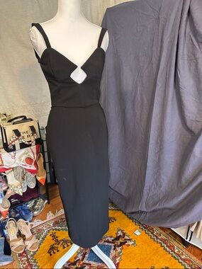 Free People AGAIN ribbed body con dress